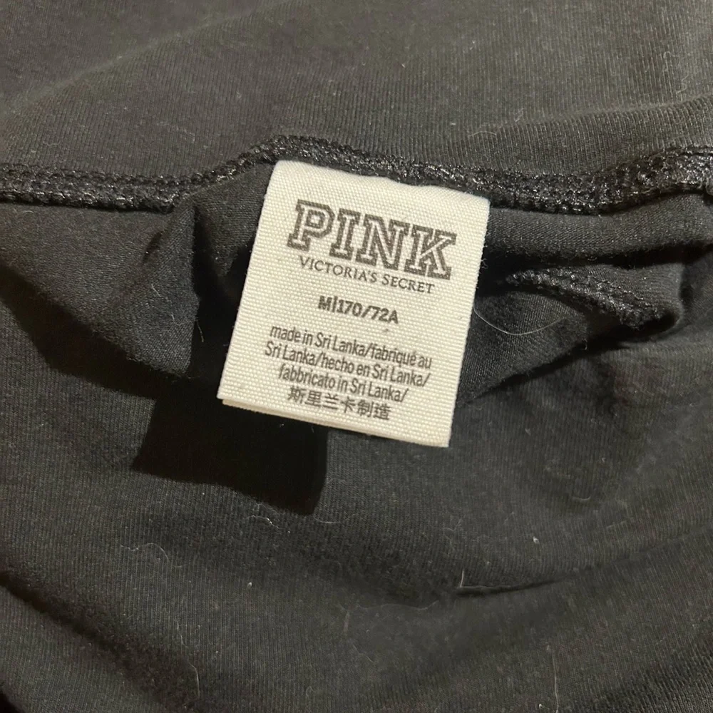 VS PINK black leggings with glitter detail - Picture 2 of 2